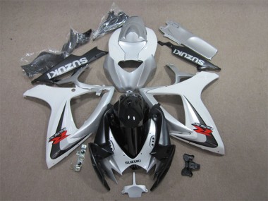 Affordable 2006-2007 Suzuki GSXR 600 Motorcycle Fairings - White Silver Glossy Black Red Australia