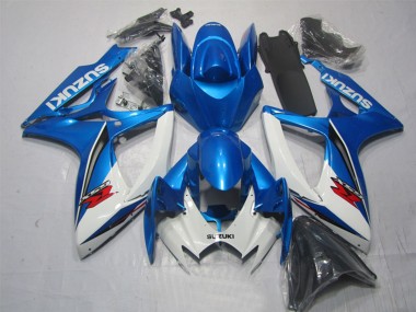 Affordable 2006-2007 Suzuki GSXR 600 Motorcycle Fairing - White Blue Red Australia