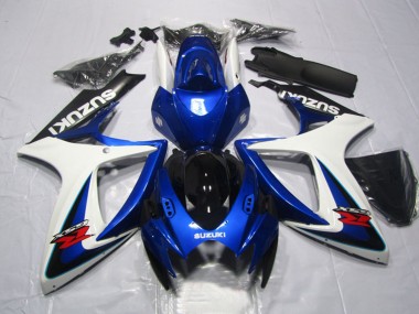 Affordable 2006-2007 Suzuki GSXR 600 Motorcycle Fairings - White Blue Glossy Black Red Australia