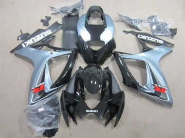 Affordable 2006-2007 Suzuki GSXR 600 Motorcycle Fairings - Grey Glossy Black Australia