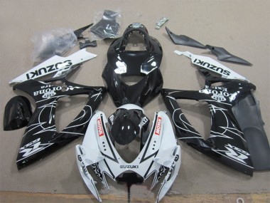 Affordable 2006-2007 Suzuki GSXR 600 Motorcycle Fairings - White Black Corona Extra Motul Australia