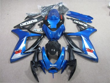 Affordable 2006-2007 Suzuki GSXR 600 Motorcycle Fairings - Blue White Glossy Black Red Australia