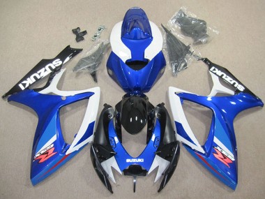 Affordable 2006-2007 Suzuki GSXR 600 Motorcycle Fairing - White Blue Glossy Black Red Australia