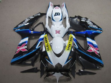 Affordable 2008-2010 Suzuki GSXR 600 Motorcycle Fairings - White Blue Black Yellow Dark Dog Pink X Australia