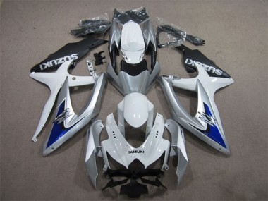 Affordable 2008-2010 Suzuki GSXR 600 Motorcycle Fairings - Silver White Blue Black Australia