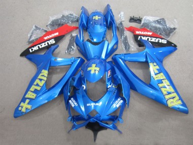 Affordable 2008-2010 Suzuki GSXR 600 Motorcycle Fairings - Blue Yellow Red Black Rizla Motul Australia
