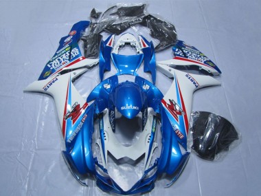 Affordable 2011-2024 Suzuki GSXR 600 Motorcycle Fairings - Blue White Australia