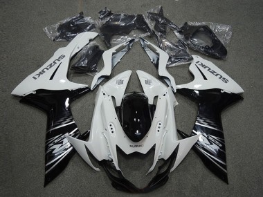 Affordable 2011-2024 Suzuki GSXR 600 Motorcycle Fairings - White Glossy Black Australia
