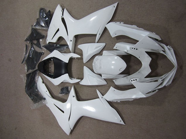 2011-2024 Suzuki GSXR 600 Motorcycle Fairings - White Australia