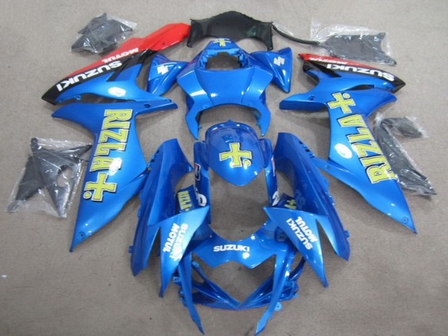 2011-2024 Suzuki GSXR 600 Motorcycle Fairings - Blue Gold Rizla Australia