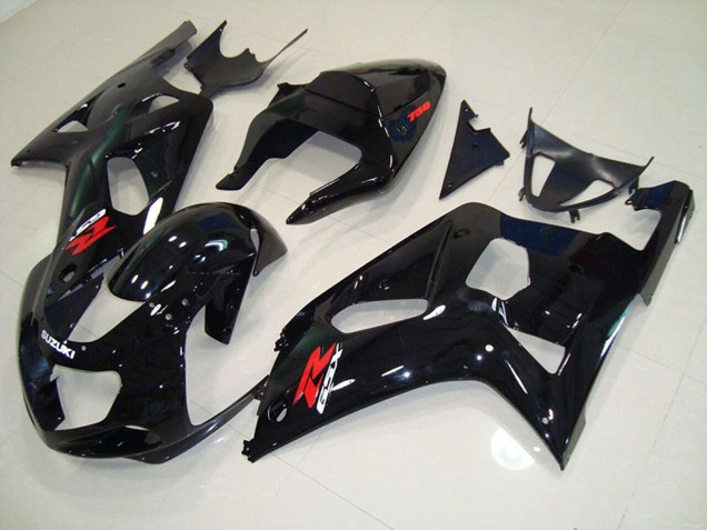 2001-2003 Suzuki GSXR 750 Motorcycle Fairings - Glossy Black Australia