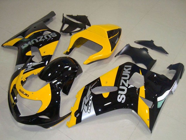 2001-2003 Suzuki GSXR 750 Motorcycle Fairings - Yellow Black Australia