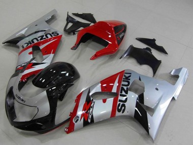 Affordable 2001-2003 Suzuki GSXR 750 Motorcycle Fairings - Red Silver Black Australia