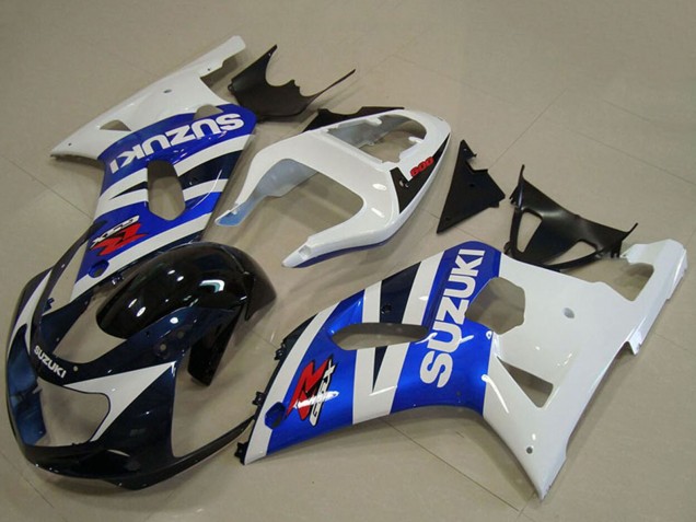 2001-2003 Suzuki GSXR 750 Motorcycle Fairings - White Blue Glossy Black Red Australia