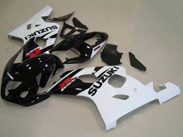 2004-2005 Suzuki GSXR 750 Motorcycle Fairings - Glossy Black White Red Australia