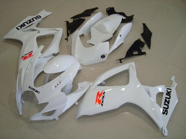 Affordable 2006-2007 Suzuki GSXR 750 Motorcycle Fairings - White Australia