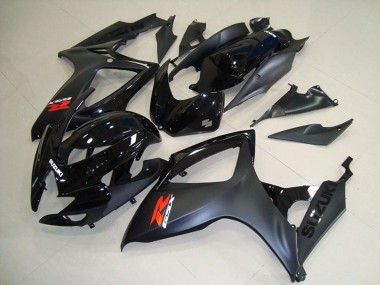 Affordable 2006-2007 Suzuki GSXR 750 Motorcycle Fairings - Glossy Black Matte Black Red Australia