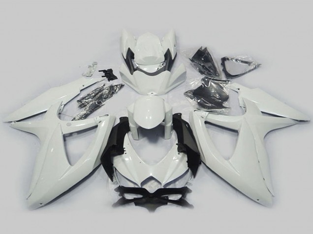 2008-2010 Suzuki GSXR 750 Motorcycle Fairings - Pearl White Australia