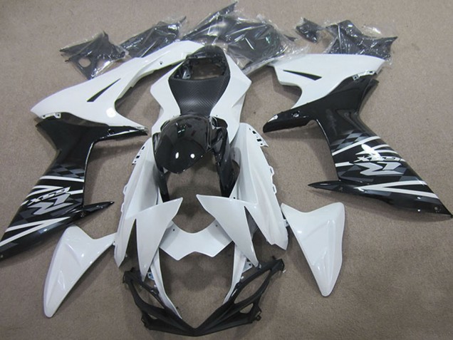 2011-2024 Suzuki GSXR 750 Motorcycle Fairing - White Black Australia