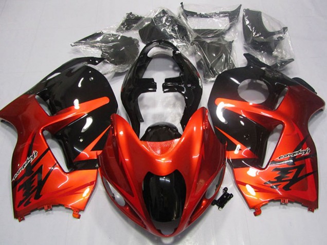 1996-2007 Suzuki GSXR 1300 Hayabusa Motorcycle Fairings - Orange Black Australia