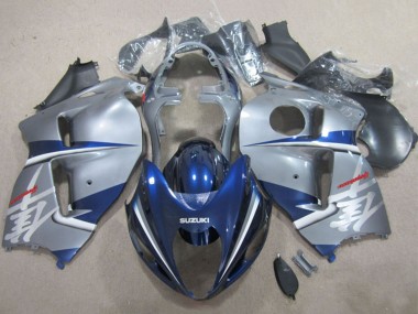 Affordable 1996-2007 Suzuki GSXR 1300 Hayabusa Motorcycle Fairings - Silver Blue Australia