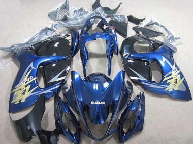 Affordable 2008-2020 Suzuki GSXR 1300 Hayabusa Motorcycle Fairings - Blue White Gold Decal Australia