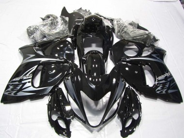 Affordable 2008-2020 Suzuki GSXR 1300 Hayabusa Motorcycle Fairings - Glossy Black Silver Australia