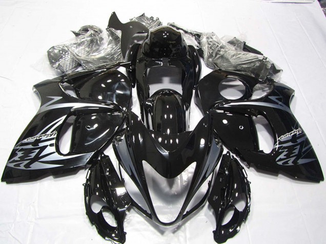 2008-2020 Suzuki GSXR 1300 Hayabusa Motorcycle Fairings - Glossy Black Silver Australia