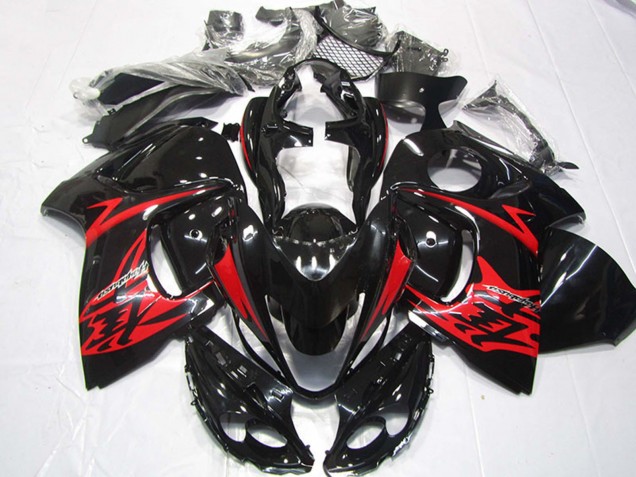 2008-2020 Suzuki GSXR 1300 Hayabusa Motorcycle Fairing - Glossy Black Red Australia