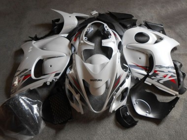 Affordable 2008-2020 Suzuki GSXR 1300 Hayabusa Motorcycle Fairing - White Black Australia