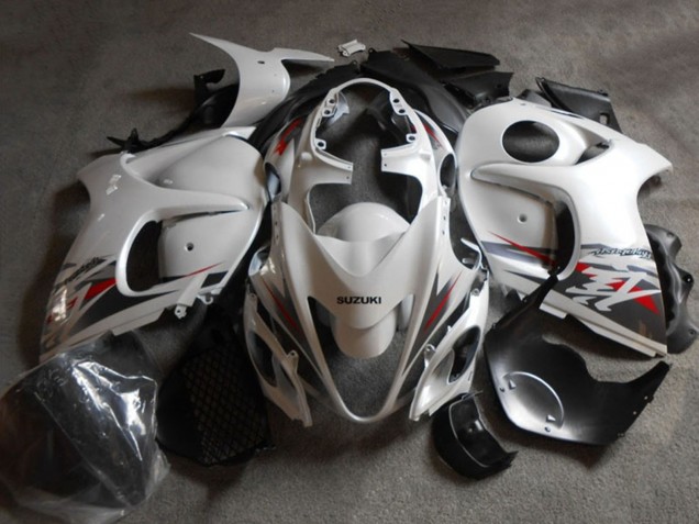 2008-2020 Suzuki GSXR 1300 Hayabusa Motorcycle Fairing - White Black Australia