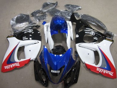 Affordable 2008-2020 Suzuki GSXR 1300 Hayabusa Motorcycle Fairings - White Blue Red Makita Australia