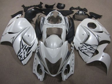 Affordable 2008-2020 Suzuki GSXR 1300 Hayabusa Motorcycle Fairings - White Black Australia