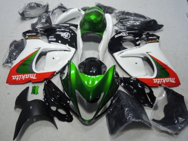 Affordable 2008-2020 Suzuki GSXR 1300 Hayabusa Motorcycle Fairings - White Green Red Makita Australia