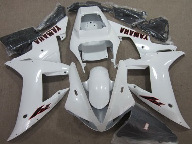 Affordable 2002-2003 Yamaha YZF R1 Motorcycle Fairings - White Australia