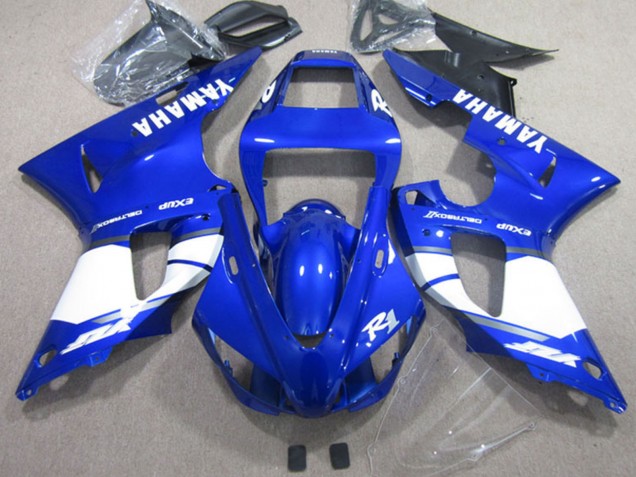 2002-2003 Yamaha YZF R1 Motorcycle Fairings - Blue White Australia