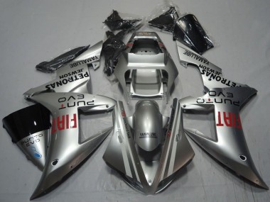 Affordable 2002-2003 Yamaha YZF R1 Motorcycle Fairings - Silver Red Fiat Australia