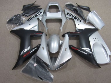 Affordable 2004-2006 Yamaha YZF R1 Motorcycle Fairings - Silver Matte Black Australia