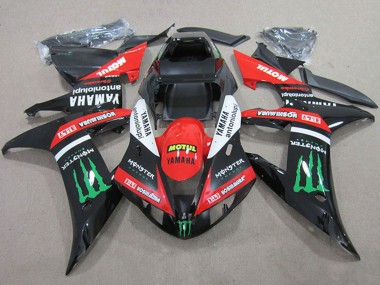 Affordable 2004-2006 Yamaha YZF R1 Motorcycle Fairings - Red White Glossy Black Green Motul Monster Australia