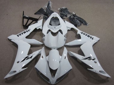 Affordable 2004-2006 Yamaha YZF R1 Motorcycle Fairings - White Black Decal Australia