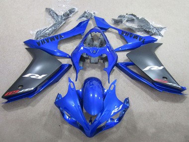 Affordable 2007-2008 Yamaha YZF R1 Motorcycle Fairings - Blue Matte Black Australia