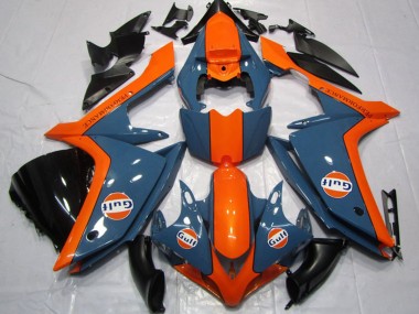 Affordable 2007-2008 Yamaha YZF R1 Motorcycle Fairings - Dark Blue Orange Gulf Australia