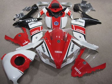 Affordable 2007-2008 Yamaha YZF R1 Motorcycle Fairing - White Red Glossy Black Australia