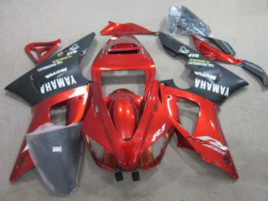 Affordable 2009-2011 Yamaha YZF R1 Motorcycle Fairing - Red Matte Black Australia