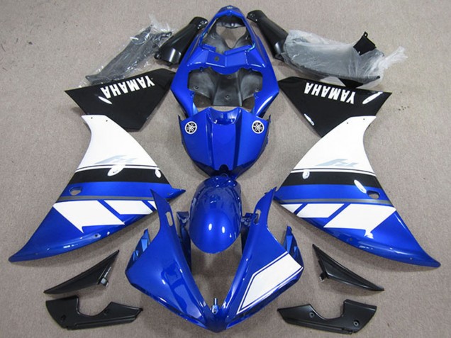 2009-2011 Yamaha YZF R1 Motorcycle Fairings - Blue White Black Australia