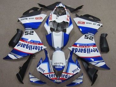 Affordable 2012-2014 Yamaha YZF R1 Motorcycle Fairings - White Blue Red Black Fimer Sterilgarda Australia