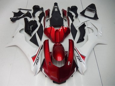 Affordable 2015-2019 Yamaha YZF R1 Motorcycle Fairing - White Red Black Australia
