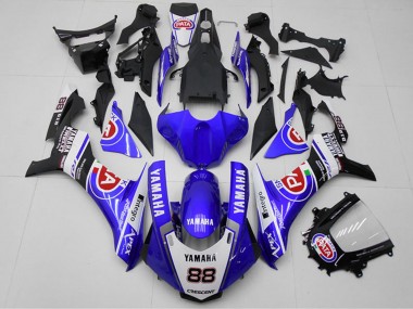 Affordable 2015-2019 Yamaha YZF R1 Motorcycle Fairings - White Blue Black Red PATA 88 Australia