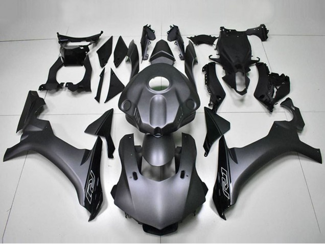 2015-2019 Yamaha YZF R1 Motorcycle Fairing - Matte Black Glossy Black Australia