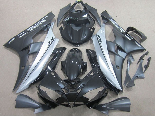 2006-2007 Yamaha YZF R6 Motorcycle Fairings - Glossy Black Matte Black Silver Australia